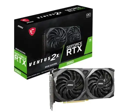 GeForce RTX 3060 MSI Ventus 2X 8G OC Gaming Grafikkarte