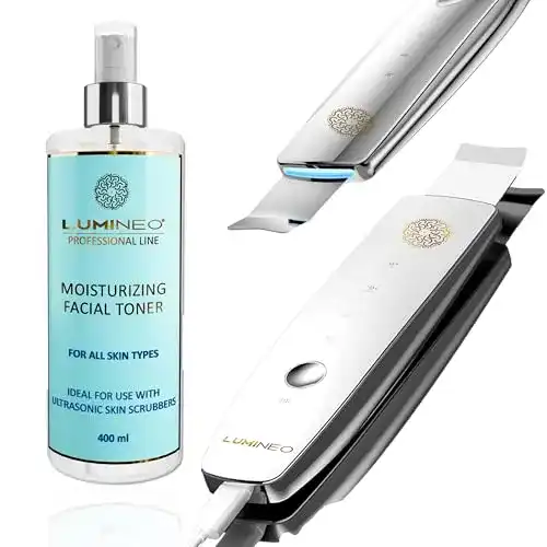 Ultraschallpeelinggerät Lumineo mit 4 Funktionen für Hautreinigung