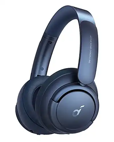 Anker Bluetooth Kopfhörer Soundcore Q35 Over-Ear in Blau