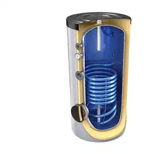 Warmwasserspeicher 200 Liter mit Wärmetauscher und Isolierung