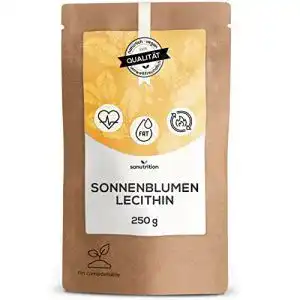 Sanutrition Sonnenblumenlecithin Pulver 250g Reinlecithin ohne Zusatzstoffe
