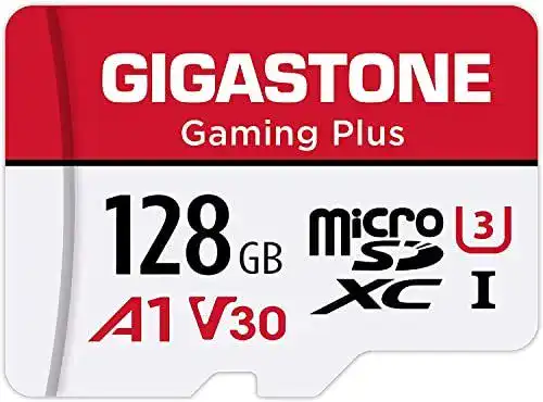 Gigastone Gaming Plus 128GB MicroSDXC Karte für Spiele und Multimedia