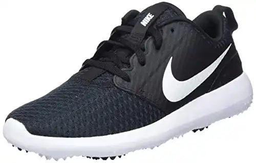 Golfschuh für Herren von Nike – Roshe Jr Kids in Schwarz, Größe 37.5 EU