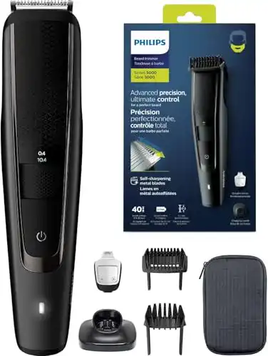 Philips Bartschneider BT5515/15 – Barttrimmer mit 40 Längeneinstellungen
