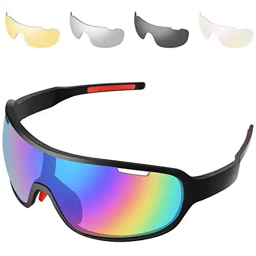 Fahrradbrille mit Wechselgläsern für Herren und Damen