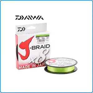 Daiwa J-Braid 8 Braid geflochtene Angelschnur 0,20 mm, 13 kg Tragkraft