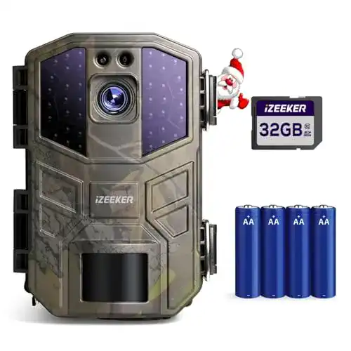Wildkamera iZEEKER mit 4K Video und 48MP Fotoqualität