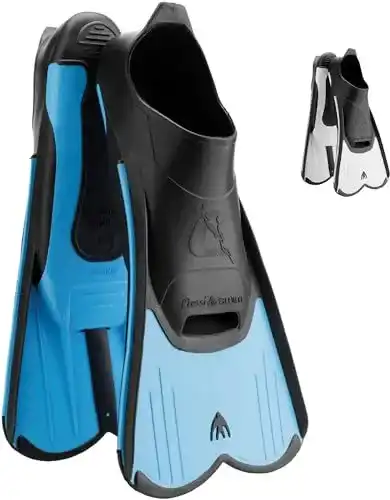 Cressi Schwimmflossen kurz für Tauchen und Schnorcheln, Größe 43/44 EU