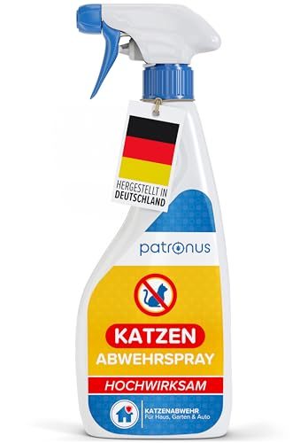Katzen-Fernhaltespray Patronus gegen Urinieren und Kratzen 500ml