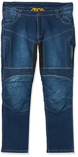 Motorradjeans Bosmoto Herren Motorradhose Denim mit Protektoren