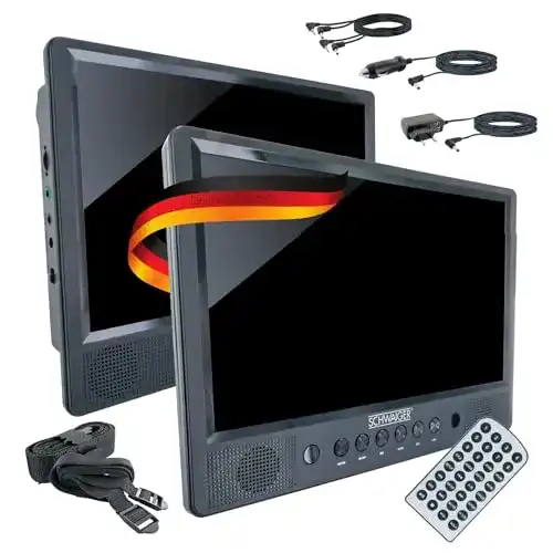 Tragbarer DVD-Player von Schwaiger für das Auto