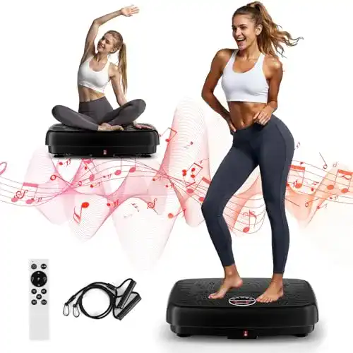 Vibrationsplatte Mosuny 150 kg mit Doppelmotoren für effektives Training
