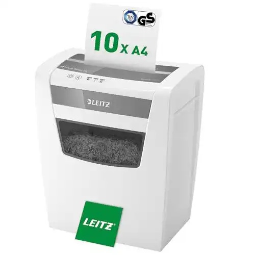 Papierschredder Leitz IQ Home Office Aktenvernichter für 12 Blatt