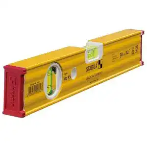 Stabila Wasserwaage Type 80 AS, 30 cm, Aluminiumprofil, Made in Germany