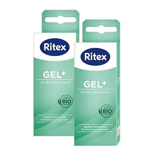 Bio Gleitgel Ritex Gel+ mit Bio Aloe Vera – wasserbasiertes Gleitgel