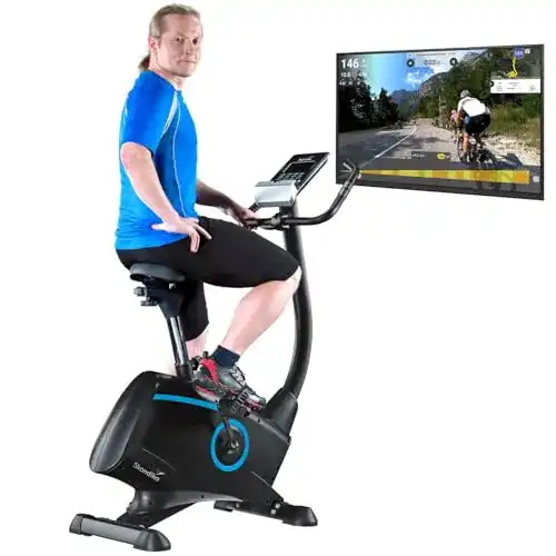 Skandika Ergometer Atlantis Heimtrainer mit App Steuerung und Bluetooth