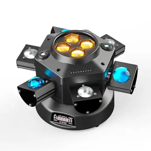 Moving Head UKing 180W Scheinwerfer für Lichtshows und Veranstaltungen