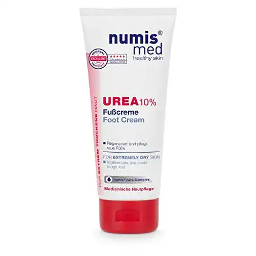 Fußcreme numis med mit 10% Urea, hautberuhigende Fusscreme