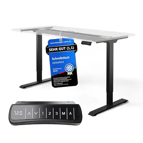 Höhenverstellbares Tischgestell DESQUP Pro für ergonomisches Arbeiten