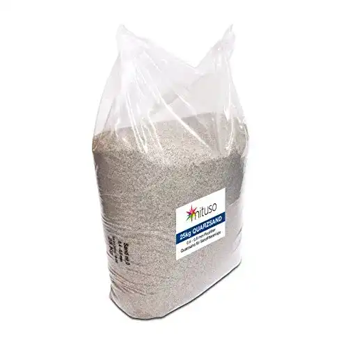 Filtersand mituso Quarzsand für Aquarien, 1 x 25kg