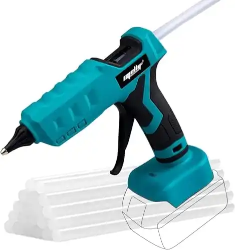 Mellif Akku Heißklebepistole für Makita 18V Akkus, 11mm