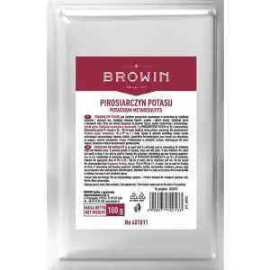 Schwefelpulver Browin Kaliumdisulfit 100g für Weinbereitung