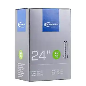 Fahrradschlauch Schwalbe AV10 40/62-507 EK AGV 40 mm, 24 Zoll