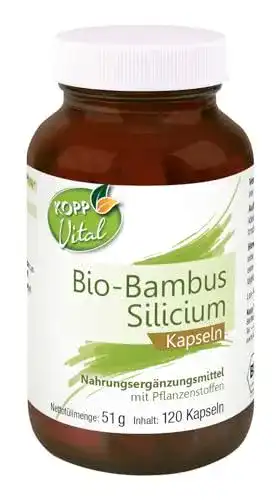 Silizium Kapseln aus Bio-Bambus von Kopp Vital – 51 g