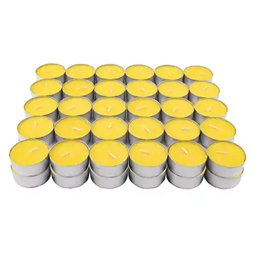 Anti-Mücken-Kerze Hansel Home 60 Teelichter mit Citronella-Duft