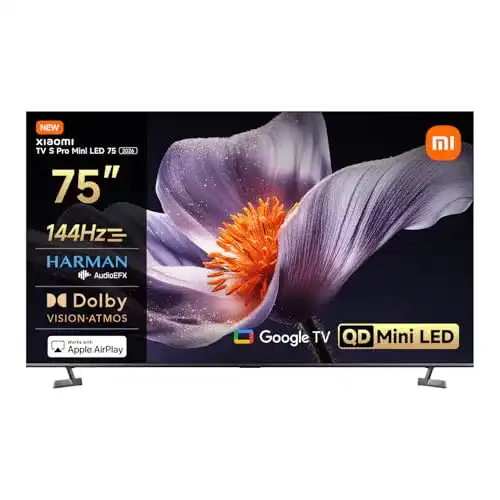 Xiaomi TV S Pro Mini LED 75 4K QLED Smart TV mit Dolby Vision und 144Hz
