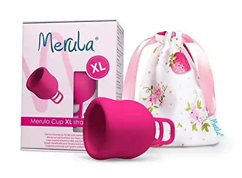 Menstruationstasse Merula Cup XL in Pink für starke Tage