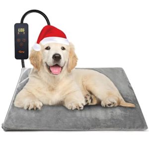 Heizdecke für Hunde und Katzen Toozey 60 x 45 cm mit Timer und Temperaturregelung
