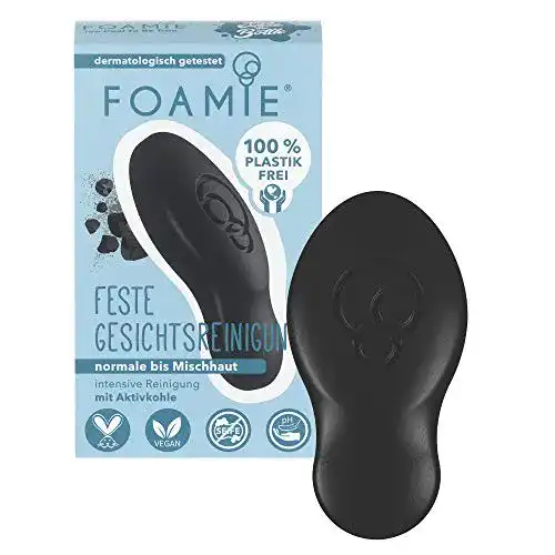 Gesichtsseife Foamie für unreine Haut mit Aktivkohle und Teebaumöl