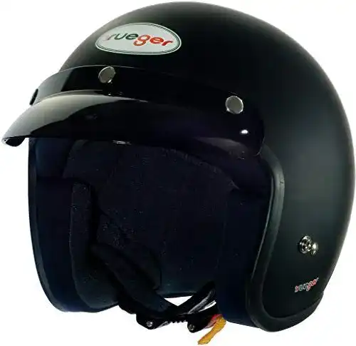 Rueger Jethelm RC-581 in Matt Schwarz, Größe S (55-56)