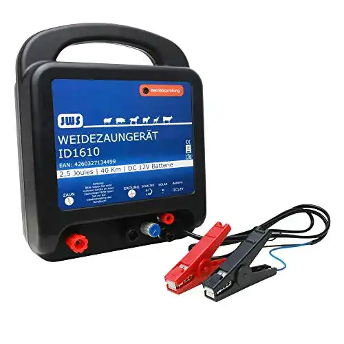 Weidezaungerät 12 Volt mit Solaroption und 2,5 Joule Leistung
