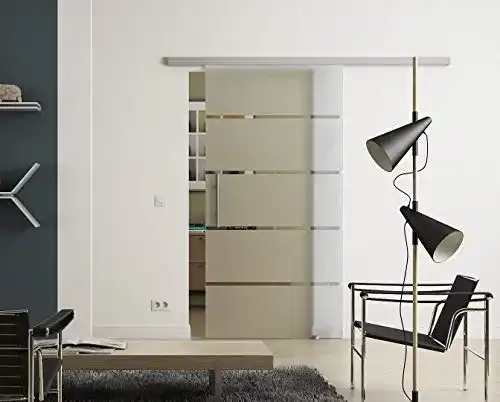 Schiebetür Sadora Glas 1025×2050 mm 5-Streifen-Design