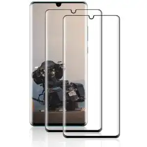 Beukei Panzerglas für Huawei P30 Pro 2 Stück Displayschutzfolie