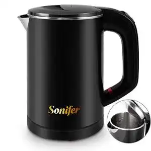 Reisewasserkocher Sonifer 0,6l Edelstahl für Camping und Reisen