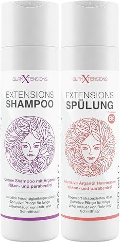 Glamxtensions Shampoo und Conditioner Set für Extensions und Echthaar