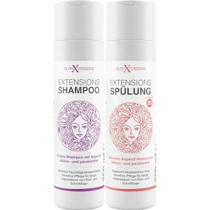Glamxtensions Shampoo und Conditioner Set für Extensions und Echthaar