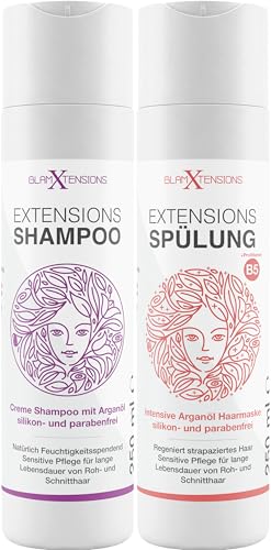 Glamxtensions Shampoo und Conditioner Set für Extensions und Echthaar