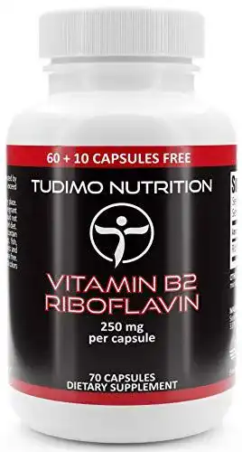 Riboflavin TUDIMO Vitamin B2 Kapseln 250 mg hochdosiert