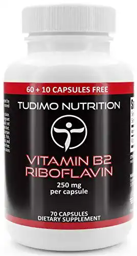 Riboflavin TUDIMO Vitamin B2 Kapseln 250 mg hochdosiert