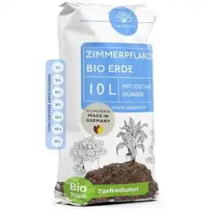 Jasker’s Bio Blumenerde für Zimmerpflanzen 10 Liter