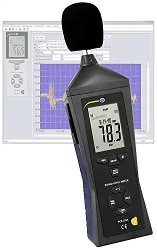 Schallpegelmessgerät PCE Instruments PCE-322A mit USB-Schnittstelle