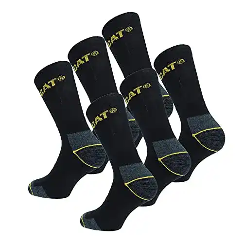 Caterpillar Arbeitssocken 6 Paar Mid Calf für Sicherheitsschuhe