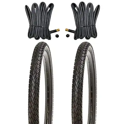 Fahrradreifen 20 Zoll Kujo Set 20×1.75 mit Pannenschutz und Schläuchen