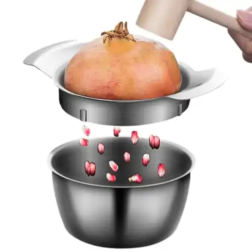 Granatapfel Entkerner Dewdat – Manuelles Schälwerkzeug aus Edelstahl