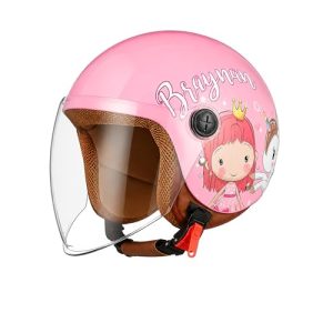 Kinder Motorradhelm Freeup mit Sonnenblende und Schnellverschluss