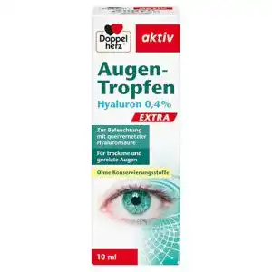Hyaluron-Augentropfen Doppelherz 0,4% Medizinprodukt für trockene Augen
